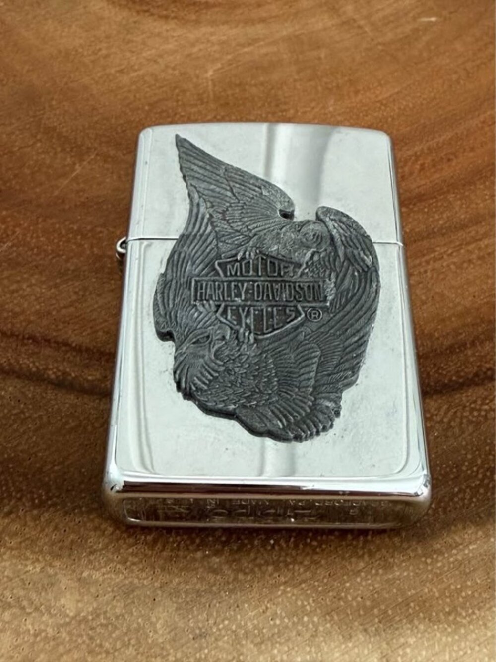 Vintage 80’s Zippo Harley Davidson Fighting Eagles Lighter